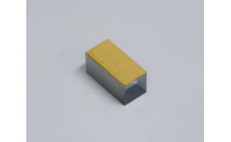 LiNbO3 Z-Cut, 9x9x18,8 мм, прямоугольный, с золотым электродом для применения ЭО